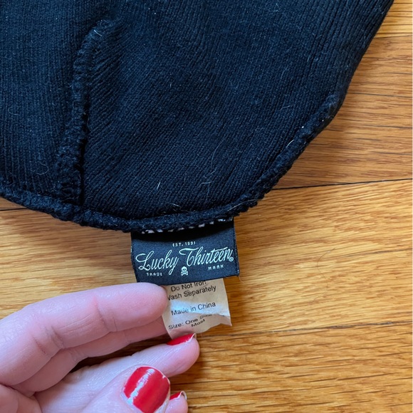 Lucky 13 Reaper Hat Skull Cap Beanie One Size fits most - Picture 6 of 6